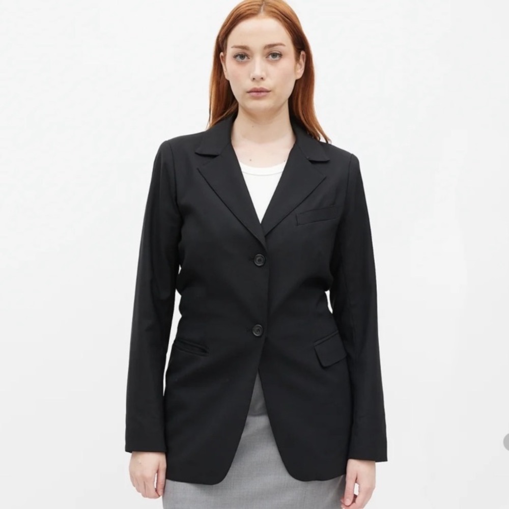 Smythe Copine Black Wool Blazer 4